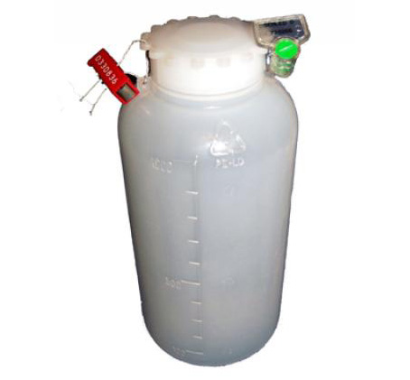 Plombowane butelki plastikowe